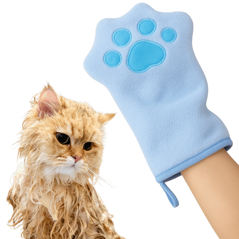 Katten Drooghandschoen – Zachte Microvezel Handschoen voor Modderige Poten Katten Drooghandschoen – Zachte Microvezel Handschoen voor Modderige Poten